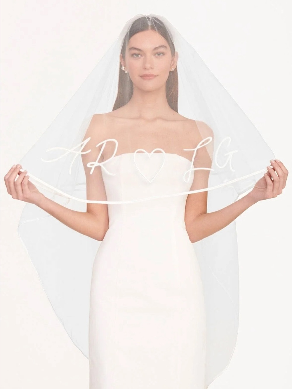 STAUD bridal collection - PLAIN veil (no initials)